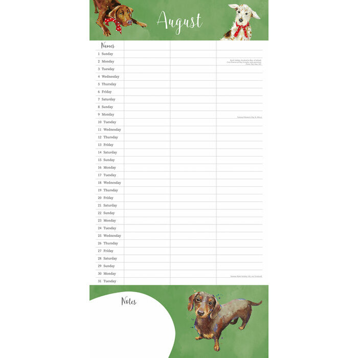 Calendrier Familial 2027 