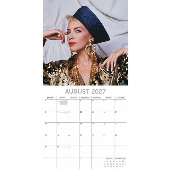 Calendrier 2027Ic�nes Musicales des Ann�es 80