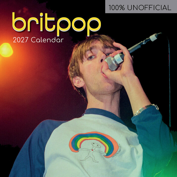 Calendrier Mural 2027 Britpop � Les Ic�nes des Ann�es 90