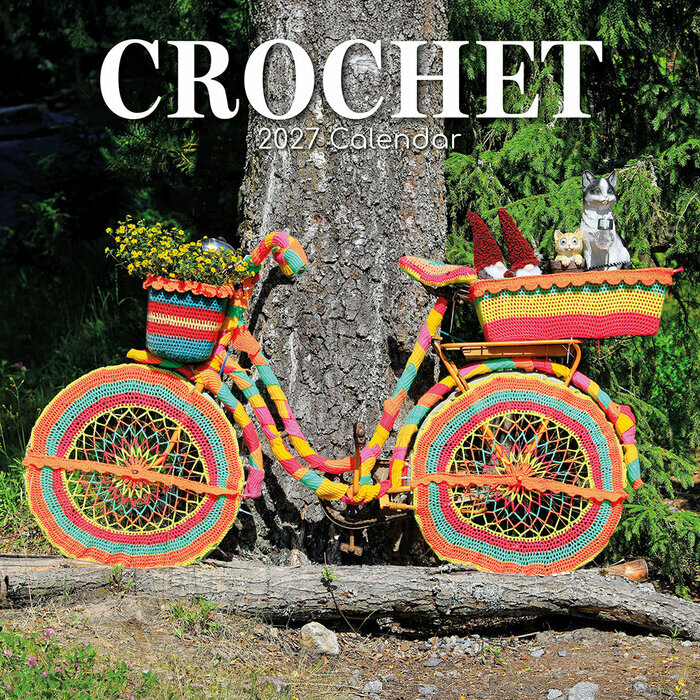 Calendrier Mural 2027 Crochet Broderie