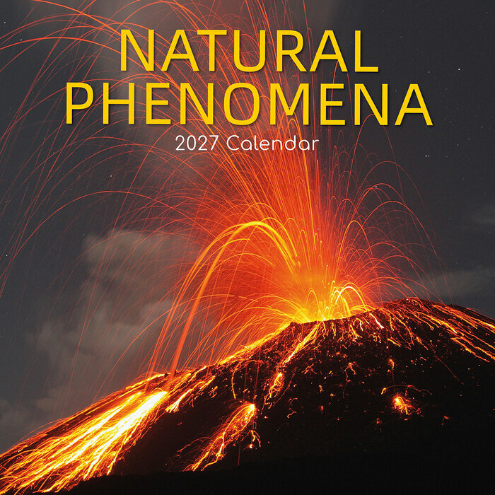 Calendrier Mural 2027 Ph�nom�nes Naturels Orages Volcans