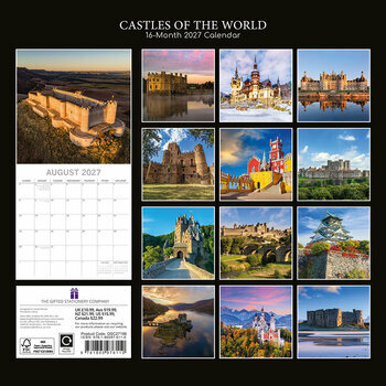 Calendrier 2027 Ch&acirc;teaux Autour du Monde 