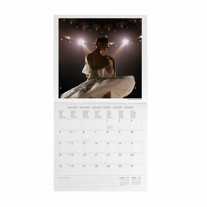 Calendrier 2027 Ballet de Danse Classique Calendrier 2027 Danse Classique