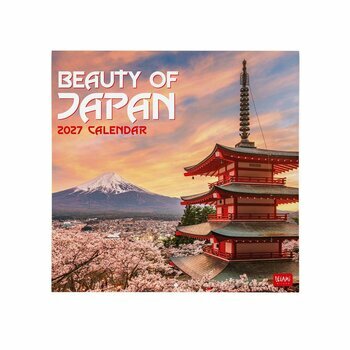 Calendrier Mural Japon 2027 Mont Fuji Temples Cerisiers Paysages
