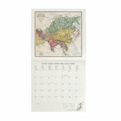 Calendrier 2027 Carte Antique Rétro Calendrier 2027 Carte Antique Rétro