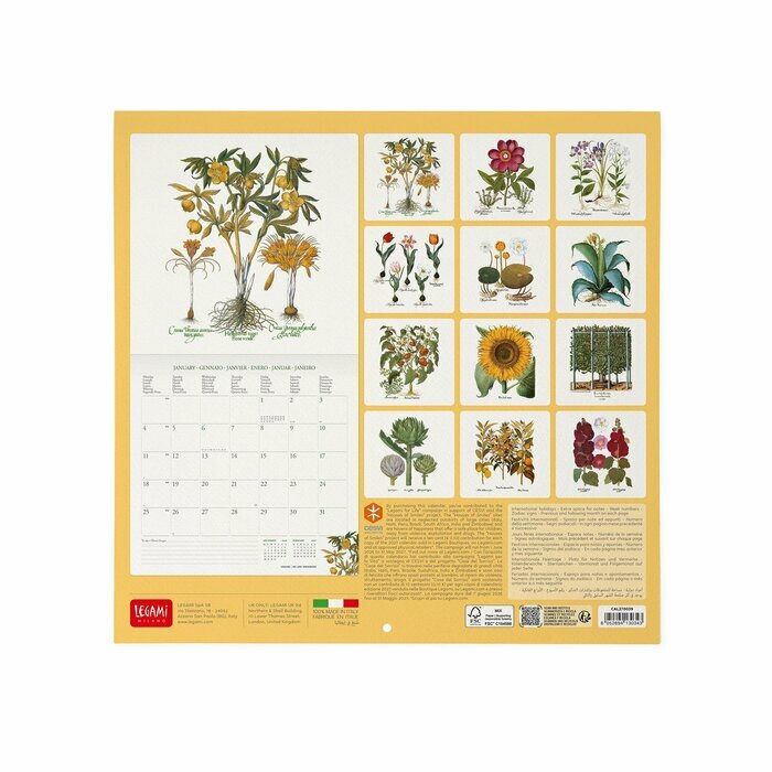 Calendrier 2027 Herbier Fleurs Botaniques Calendrier 2027 Dessin Herbier Fleurs Botaniques