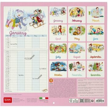 Calendrier Familial 2027 Super Mum