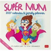 Calendrier Familial 2027 Super Mum Calendrier Familial Mural 2027 Super Mum