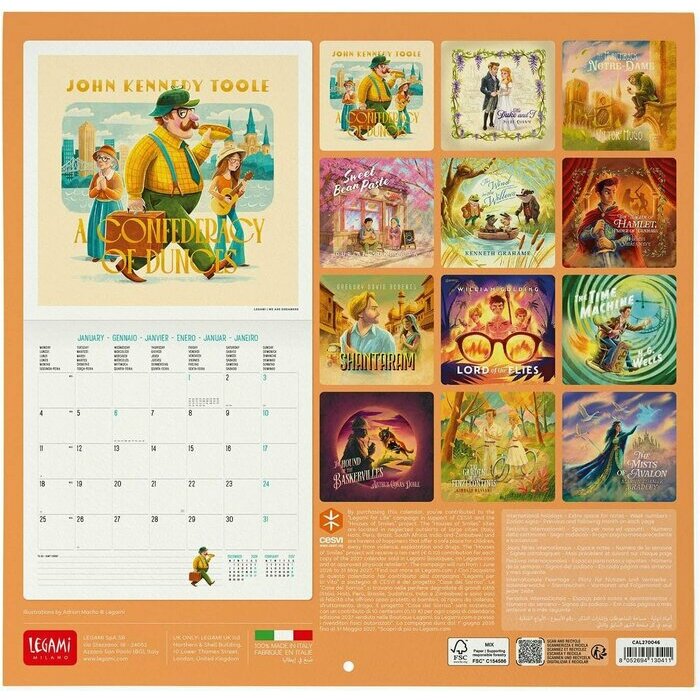 Calendrier 2027 Amoureux des Livres Calendrier Mural 2027 Amoureux des Livres