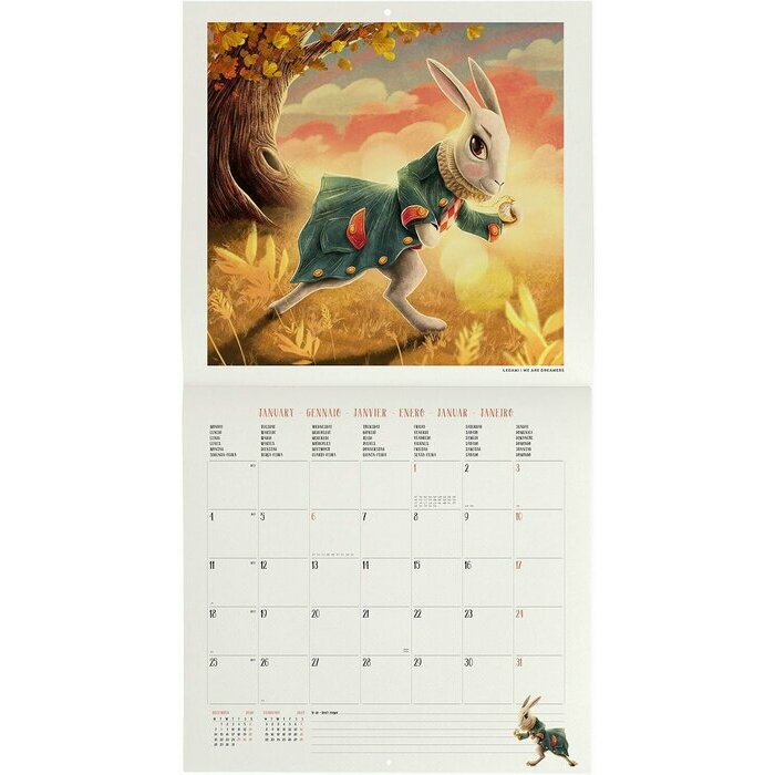 Calendrier 2027 Alice aux Pays des Merveilles Calendrier 2027 Alice aux Pays des Merveilles