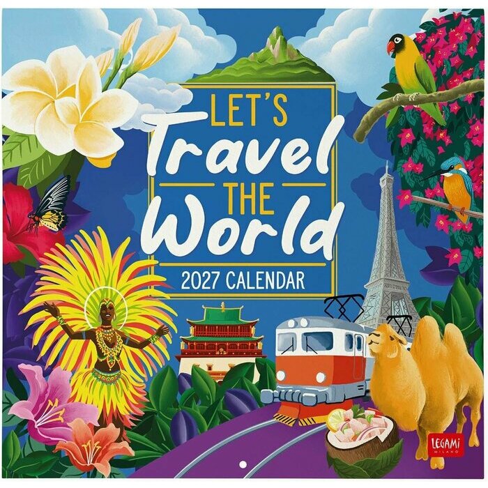 Calendrier 2027 Voyage autour du Monde Calendrier Mural 2027 Voyage autour du Monde