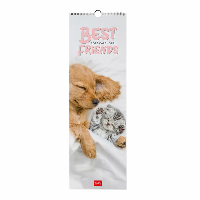 Calendrier Slim 2027 Animaux Amis Calendrier Mural Slim 2027 Animaux Amis