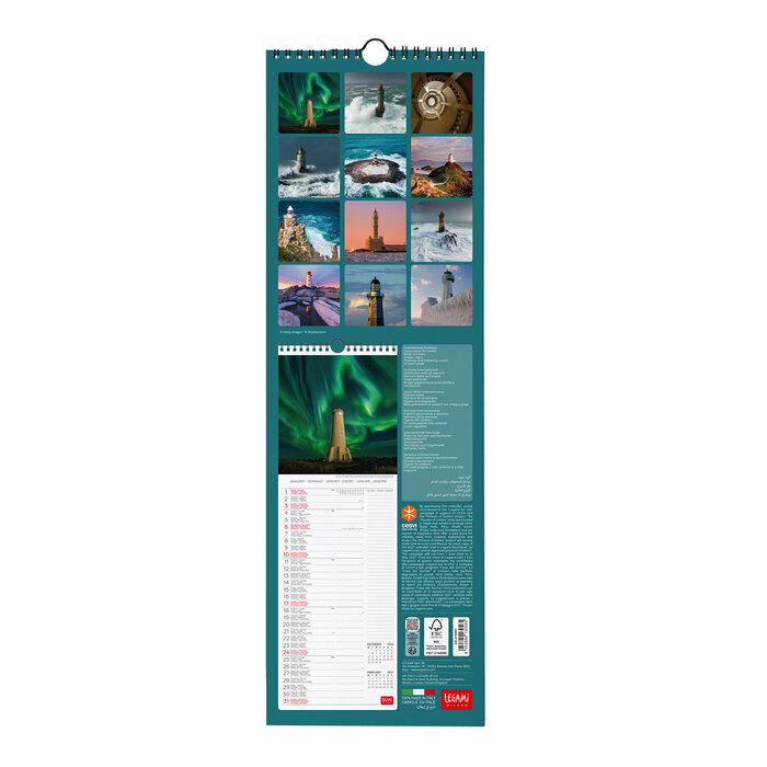 Calendrier Slim 2027 Phares du Monde Calendrier Slim Spirale 2027 Phares du Monde