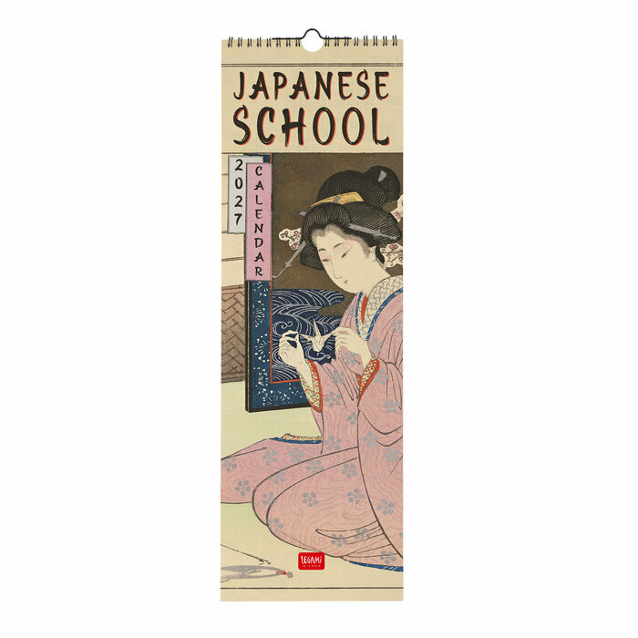 Calendrier Slim 2027 Art Japonais Calendrier Slim Mural 2027 Art Japonais