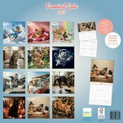Calendrier 2027 Chats Humour Fun Studio Calendrier Papier 2027 Chats Humour Fun Studio