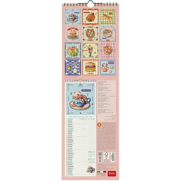 Calendrier Slim Cuisine Kawaii 2027 Gourmandises Desserts Animaux Calendrier Slim Cuisine Kawaii 2027 Gourmandises Desserts Animaux