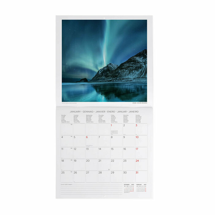 Mini Calendrier 2027 Paysage Nature