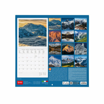 Mini Calendrier 2027 Montagnes Chaines Montagneuses