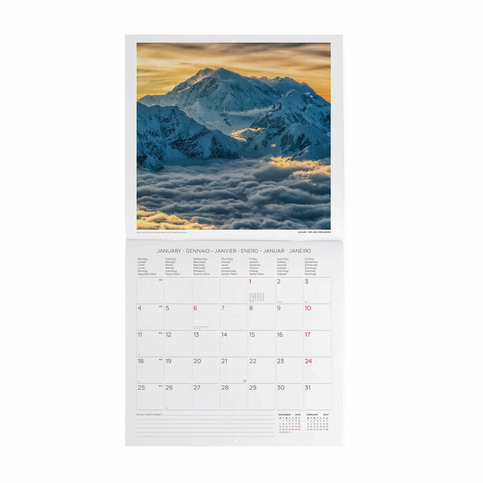 Mini Calendrier 2027 Montagnes Chaines Montagneuses Mini Calendrier 2027 Montagnes Chaines Montagneuses