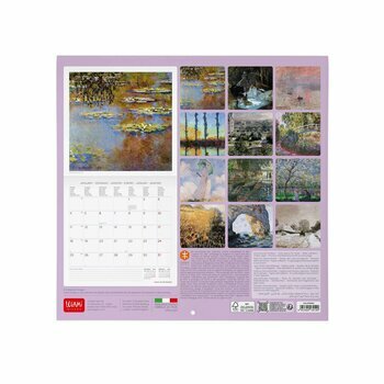 Mini Calendrier 2027 Claude Monet Impressionniste