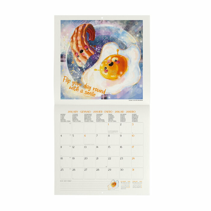 Mini Calendrier 2027 Good Vibes Mood