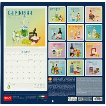 Mini Calendrier 2027 Ap&eacute;ro Tchin Cocktail Cheers