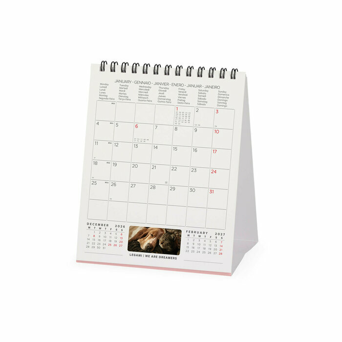 Calendrier Chevalet 2027 Animaux Amis