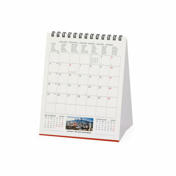 Calendrier Chevalet Papier 2027 Japon
