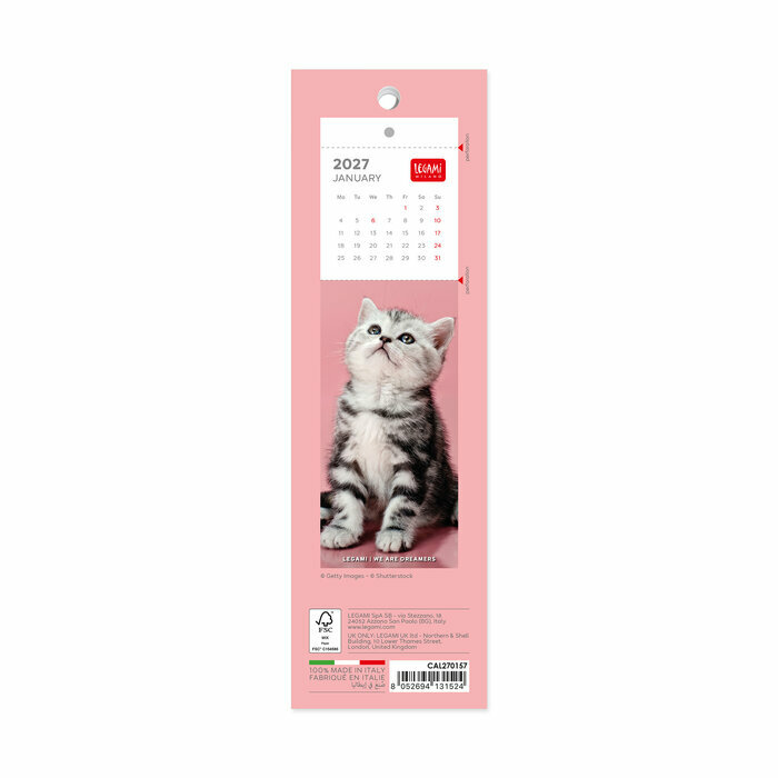 Calendrier Marque Page 2027 Chatons Bébés Calendrier Marque Page 2027 Chatons Bébés