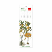 Calendrier Marque Page 2027 Herbiers  Fleurs