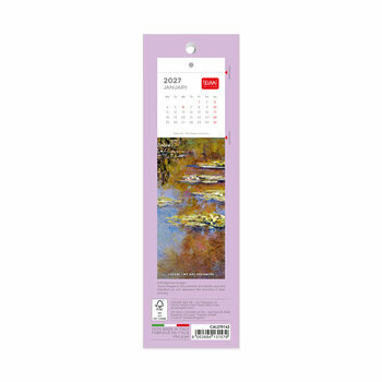 Calendrier Marque Page 2027 Claude Monet Impressionniste