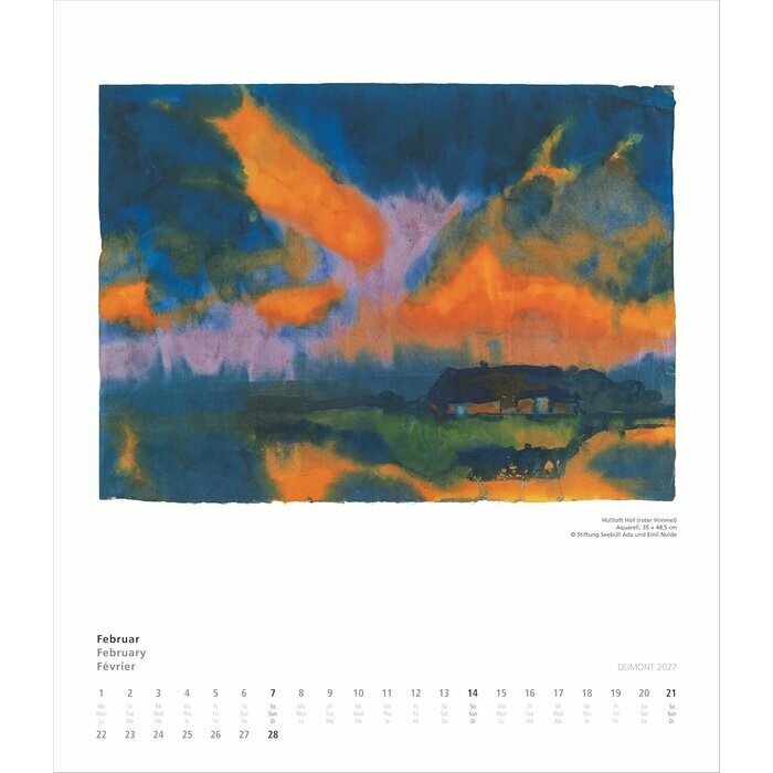 Calendrier spiral e2027 Art Emile Nolde