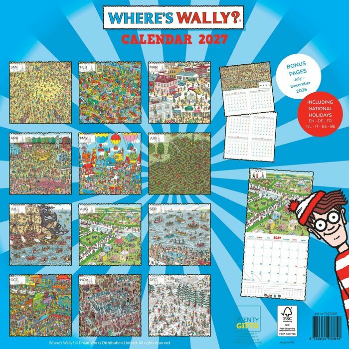 Calendrier 2027 Où est Charlie ? Cherche et Trouve Calendrier Papier 2027 Où est Charlie ? Cherche et Trouve