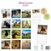 Calendrier 2027 Amoureux des Chevaux Calendrier Papier 2027 Amoureux des Chevaux