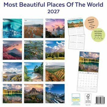 Calendrier 2027 Plus Beaux Endroits du Monde