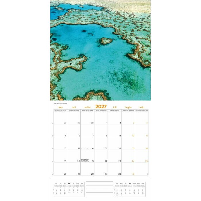 Calendrier 2027 Terre Fragile WWF