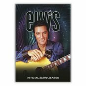 Calendrier Mural 2027 Elvis Presley King Format A3