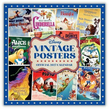 Calendrier 2027 Affiches Disney Vintage