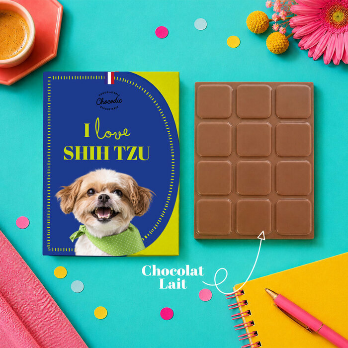 tablette chocolat Shih Tzu