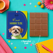 tablette chocolat Shih Tzu